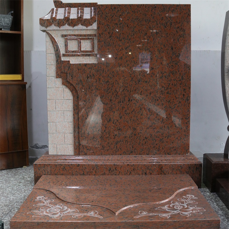 美國(guó)紅麻墓碑(圖1)
